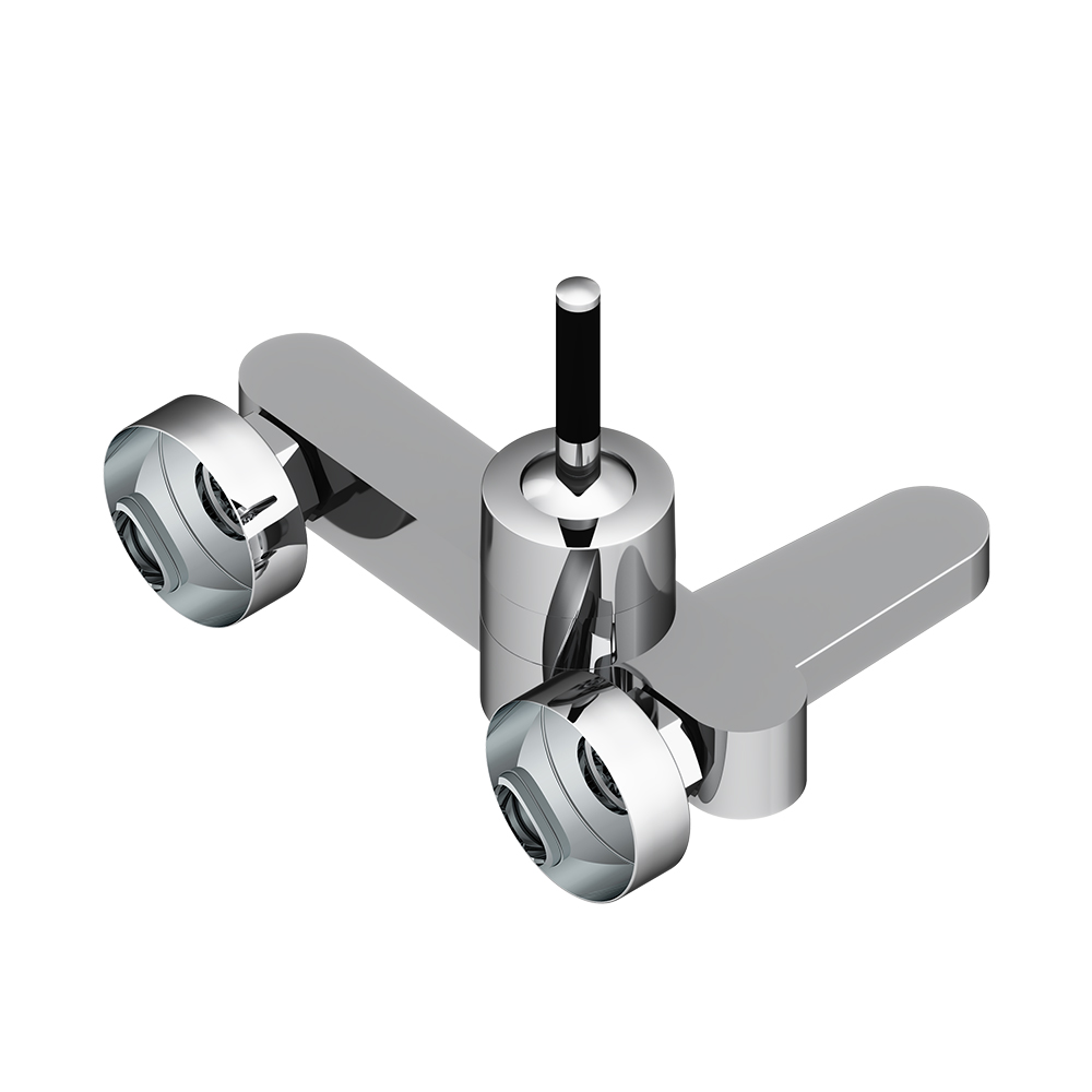 291000000 смеситель для ванны/душа поворотный излив (черный) Damixa Arc - Вид №2