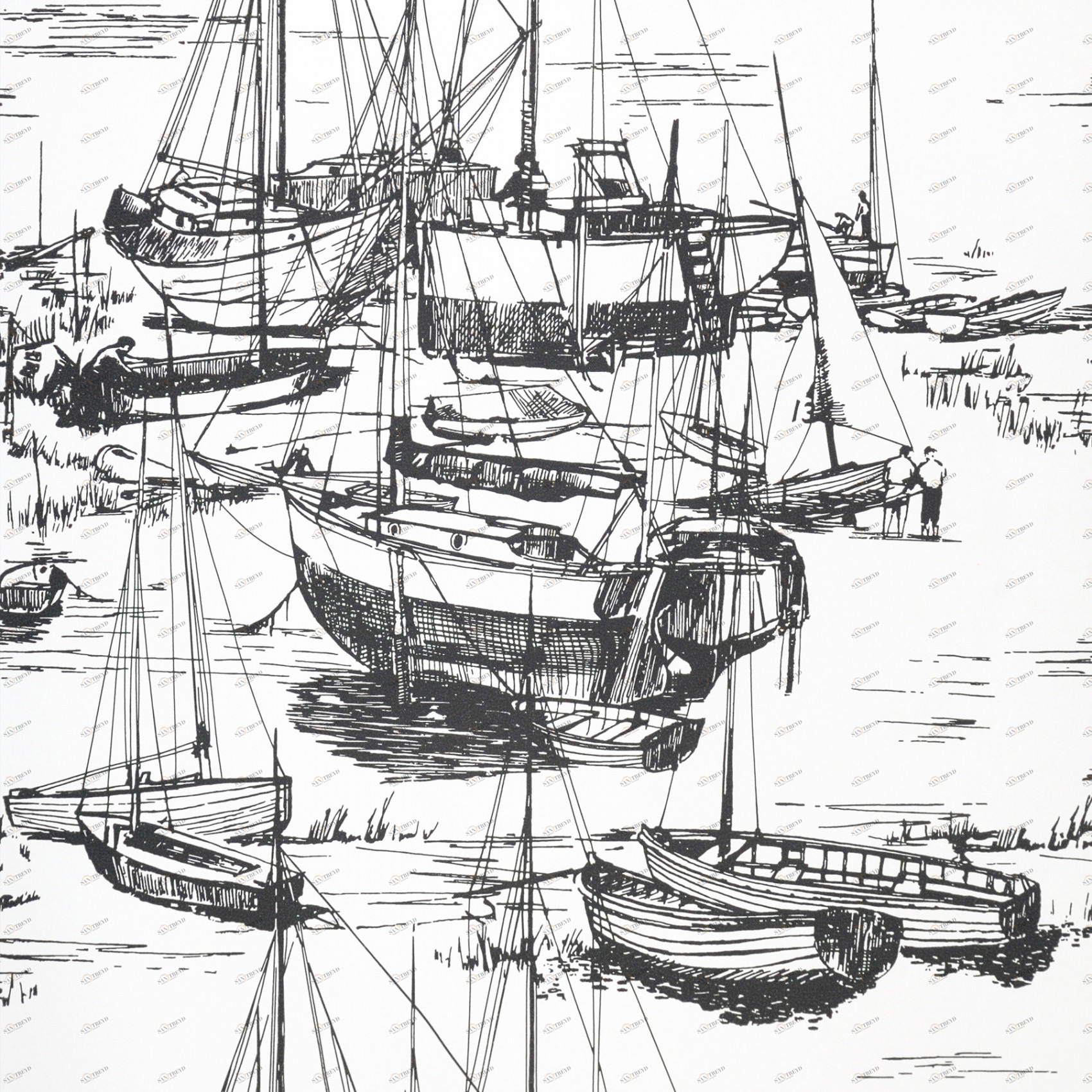 Traditional bathrooms Motivtapete Zingara Little Greene Zingara - Little Greene 