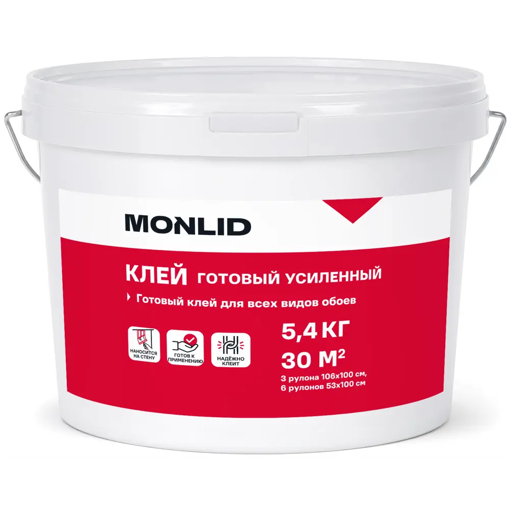 Клей усиленный для тяжелых обоев MONLID 30 м² STLM-2073185
