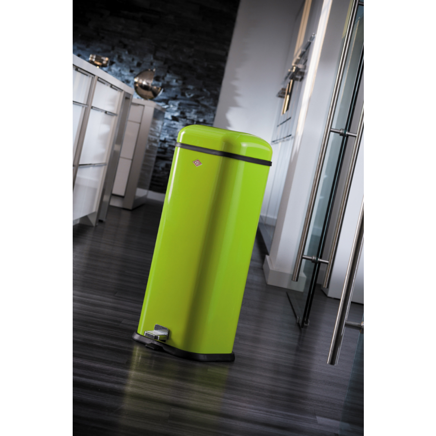 Бак для мусора с педалью Superboy, прямоугольный, 20 л, черный Wesco 13231262 - Вид №1