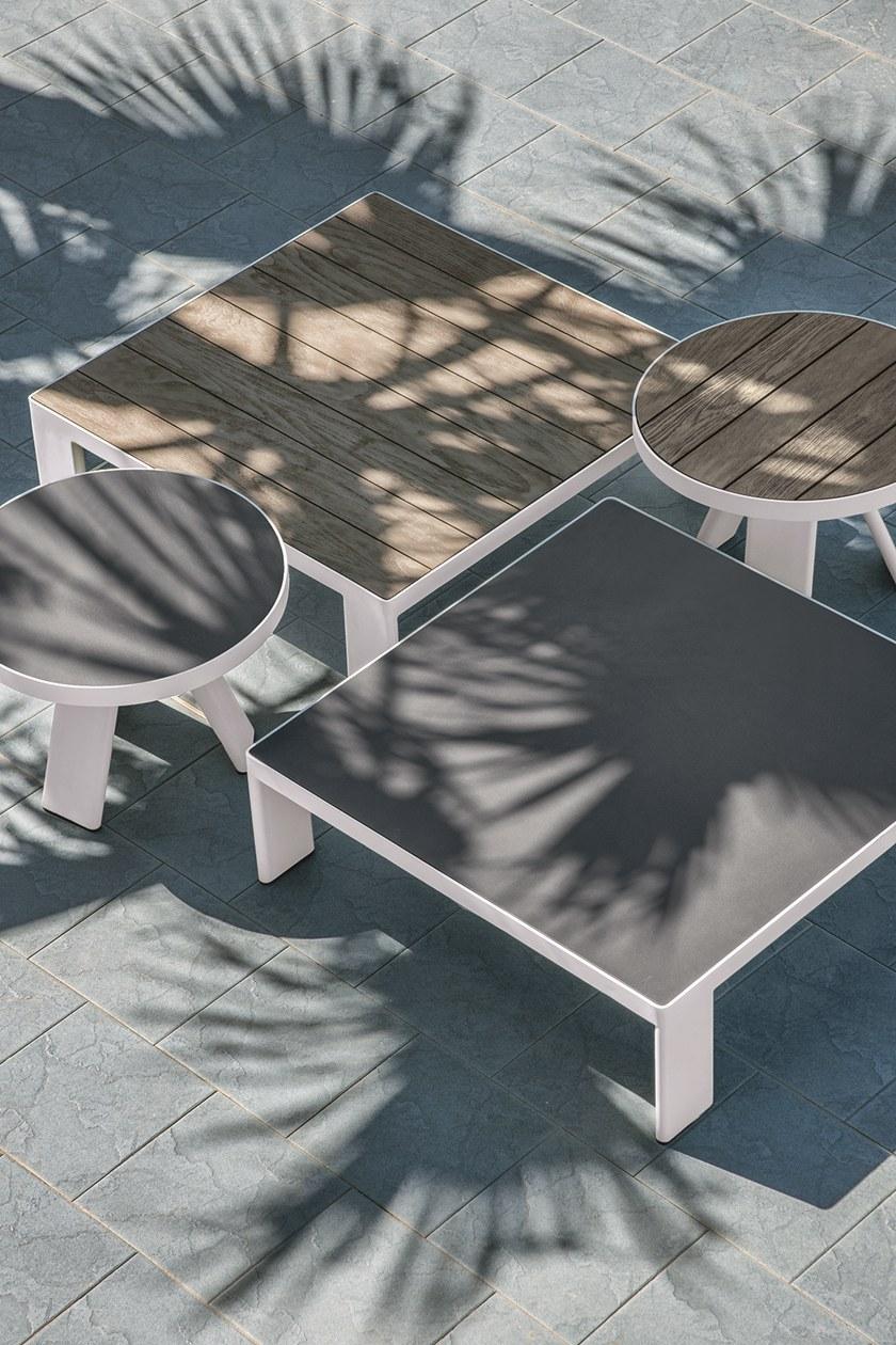 Ethimo Низкий садовый стол из керамического сланца Esedra Estqbawg0 - Вид №3