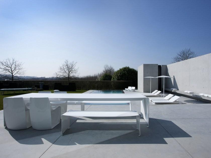 MDF Italia Прямоугольный алюминиевый стол sun-id-1429471 - Вид №2