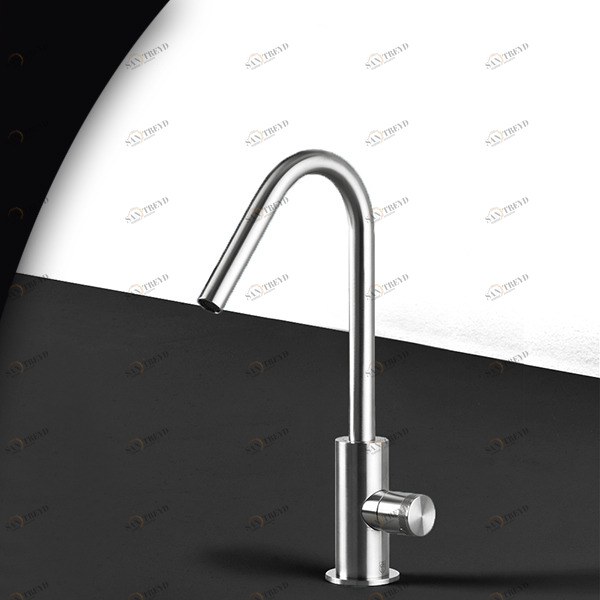 Смеситель для раковины HIRO HIR1S серебристый матовый Radomonte