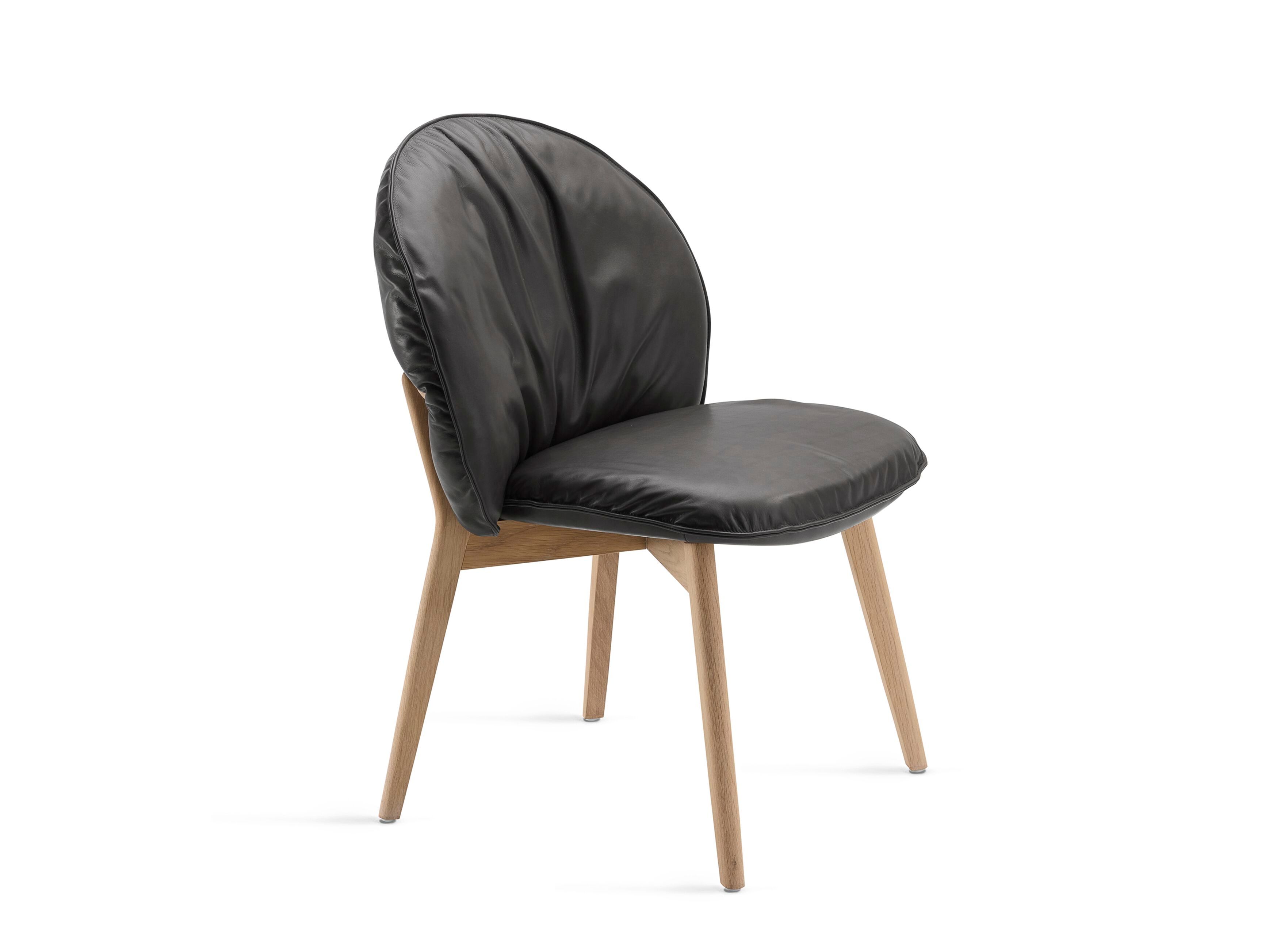 Кожаный мягкий стул без подлокотников Freifrau Marie ARCH-00129602