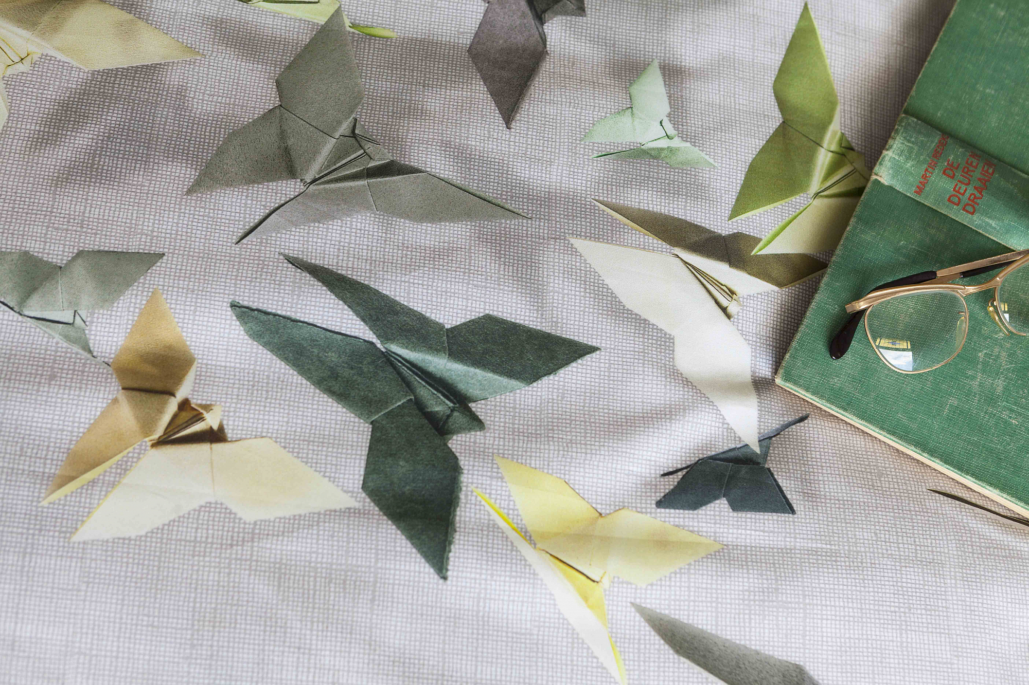 Комплект постельного белья двуспальный "Бабочки" 200х220 см SNURK  335404 Белый  - Вид №3