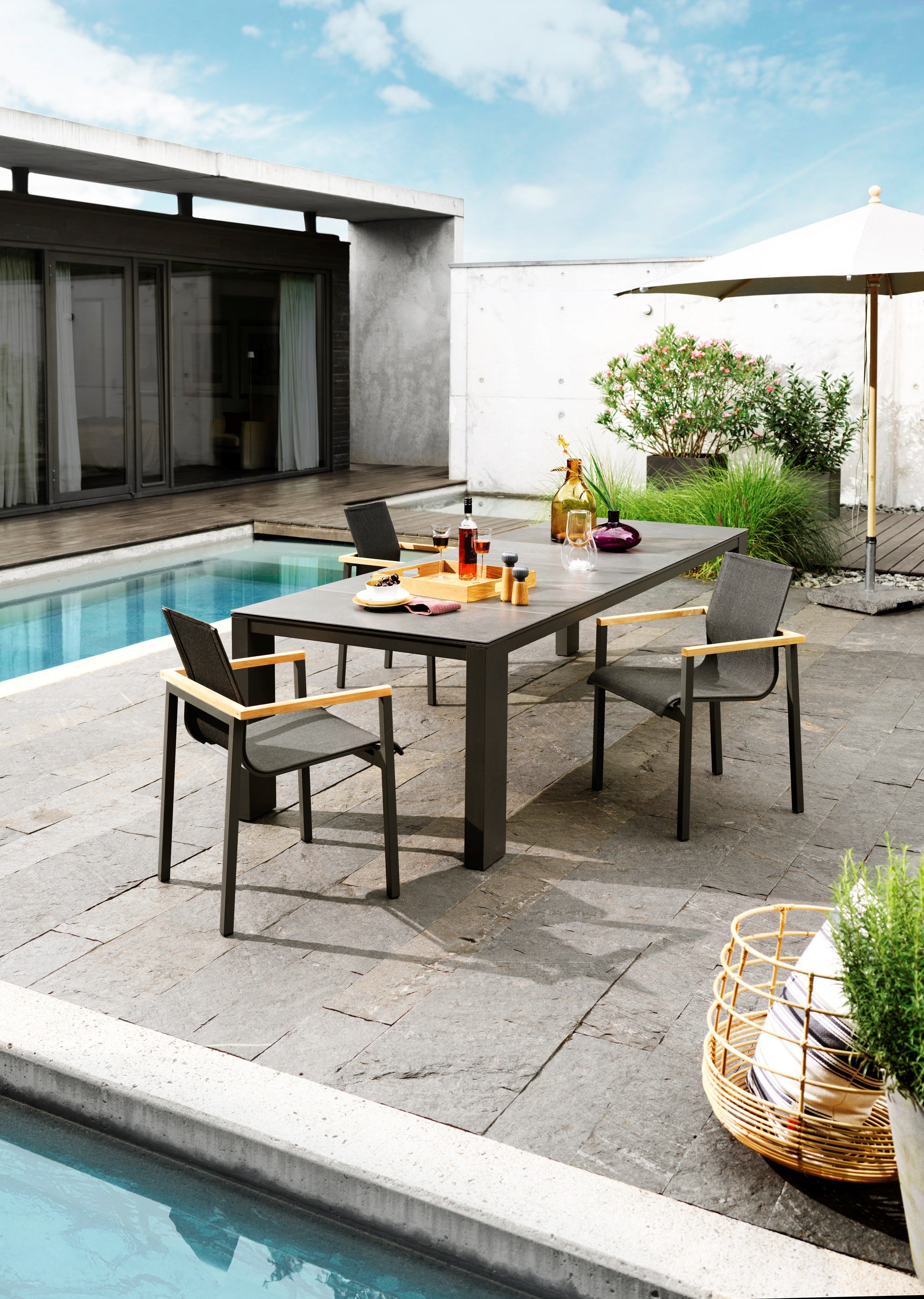 Прямоугольный садовый стол solpuri Элементы ARCH-00023696 - Вид №2