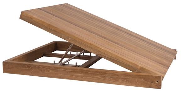 Il Giardino di Legno Садовая кушетка из тикового дерева Cinéma d'été Cine0538 + cine0543 - Вид №3