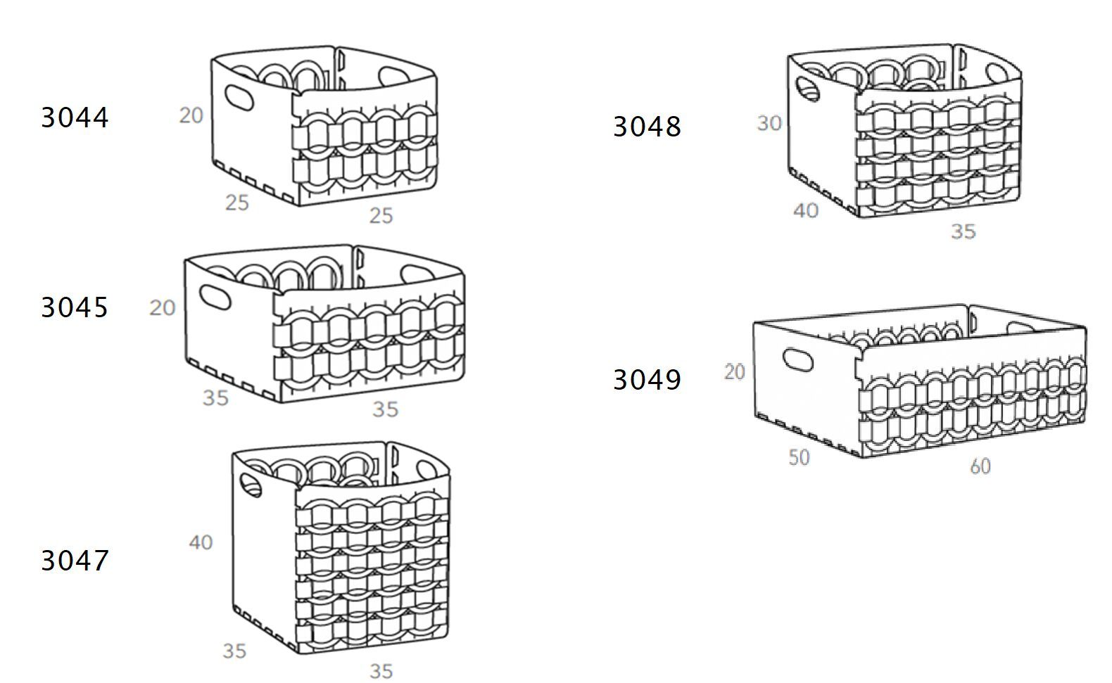 Кожаная корзина ADJ GEOMETRIA ARCH-00147579 - Вид №12