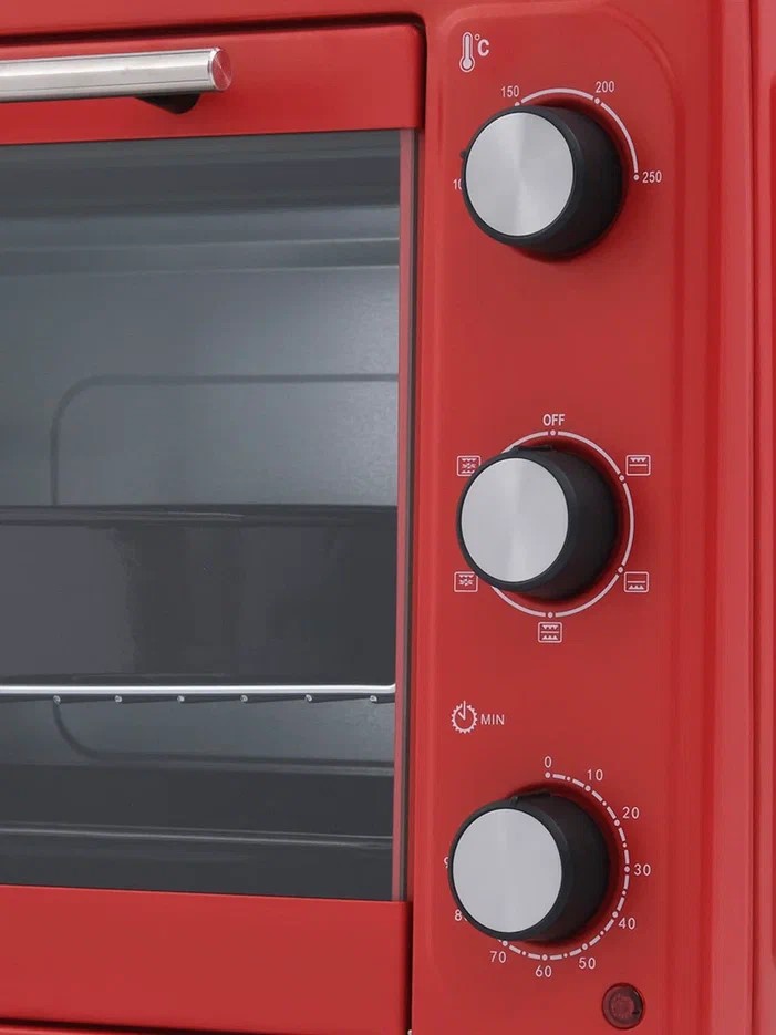 9146422 Мини-печь Oasis M-S45R красный STDN-0122799 - Вид №2