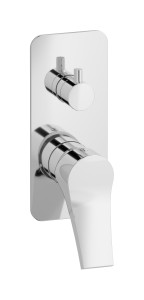 Внешние части встроенного в стену смесителя на 3 потребителя WE ARE IB tw300cc Chrome Twitter