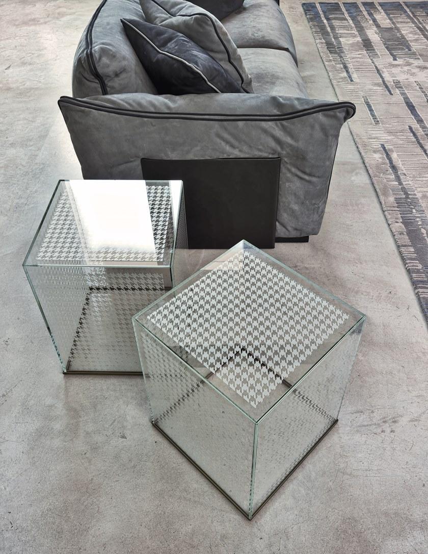 Gianfranco Ferré Home Квадратный стеклянный журнальный столик sun-id-1494158 - Вид №3