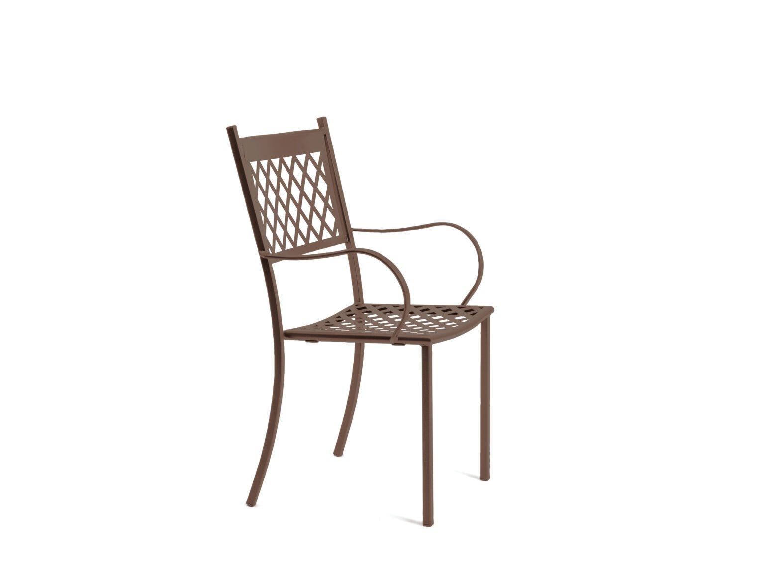 Металлический штабелируемый садовый стул с подлокотниками Vermobil ARCH-00050313 - Вид №5