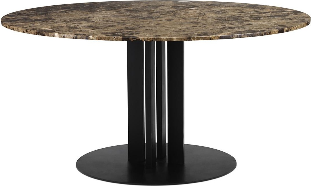 604184 Стол H75 Ø150 см Marble Normann Copenhagen Scala