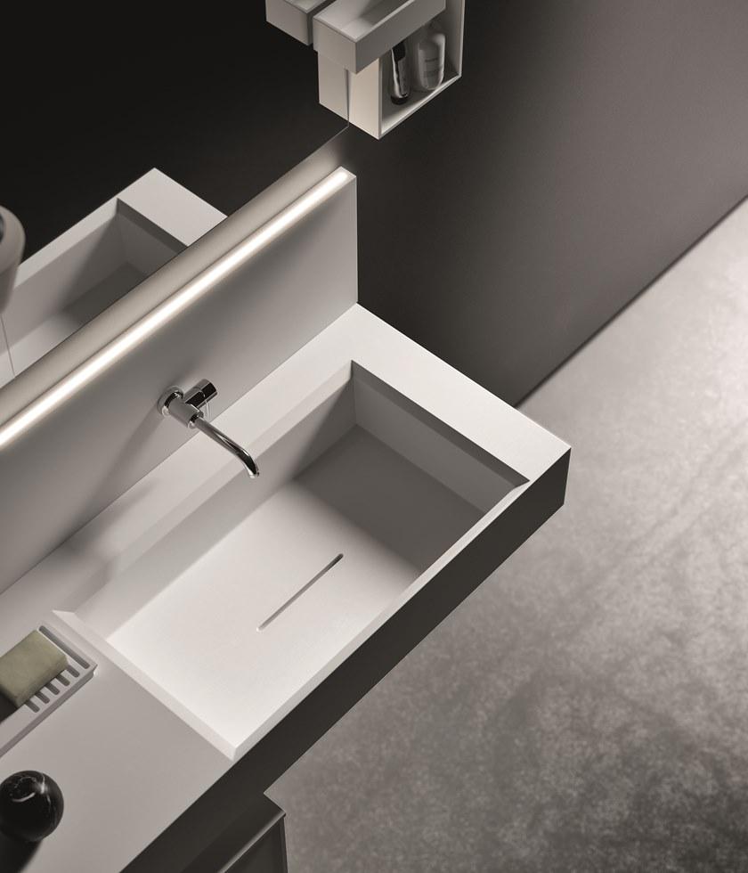 Cerasa Открытый навесной шкаф для ванной из tecnoril® Nerolab sun-id-1490814 - Вид №3