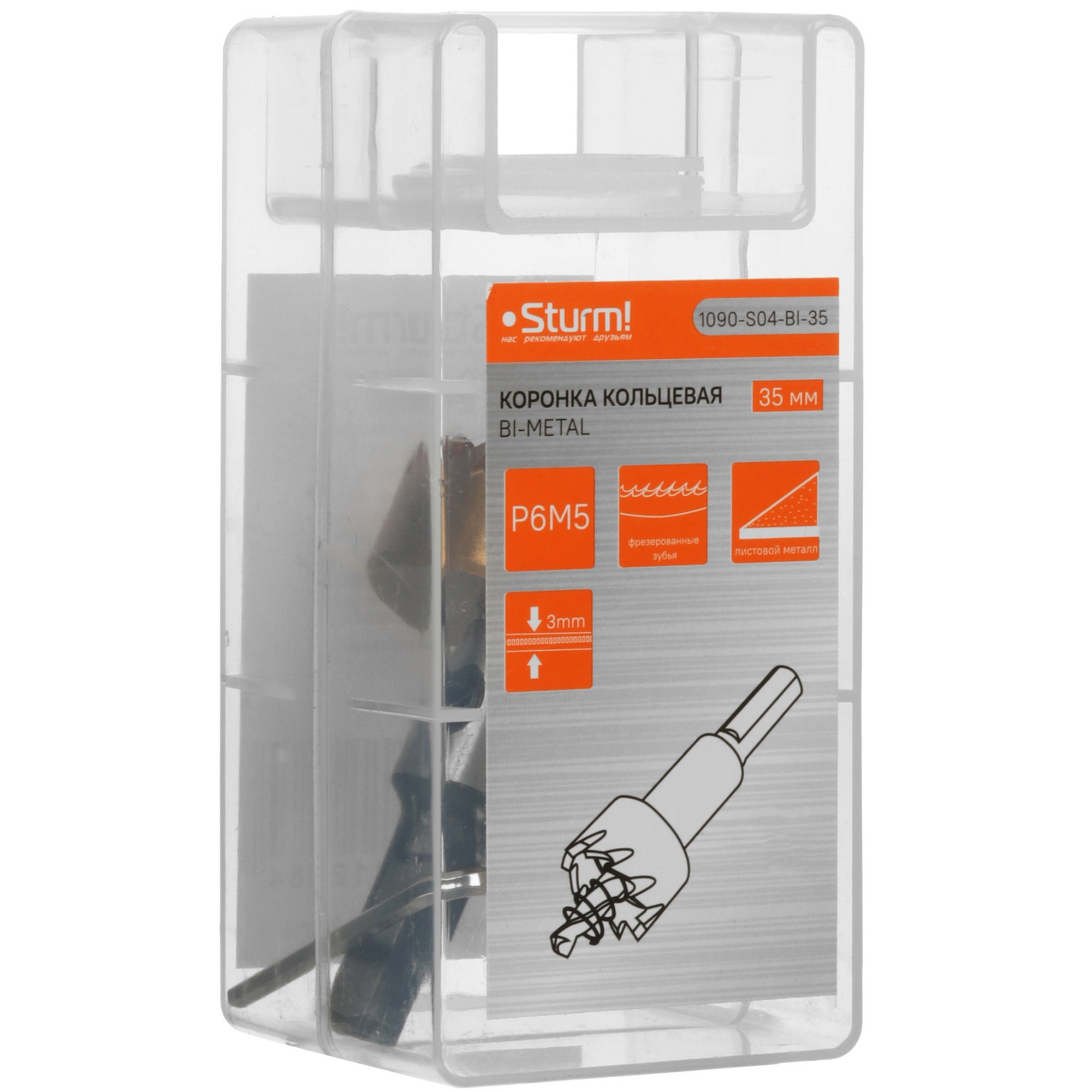 Коронка Sturm! 1090-S04-BI-35 9113221 STDN-0010767 - Вид №4