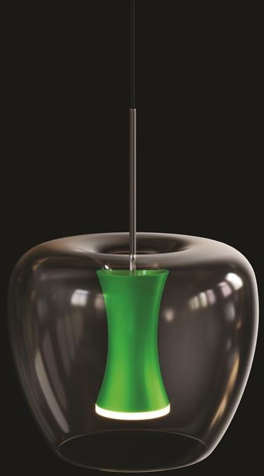 Quasar Светодиодный подвесной светильник из алюминия и стекла Apple mood sun-id-1440217 - Вид №6