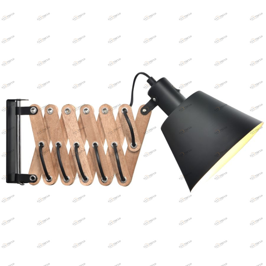 Светильник настенный Vintage, черный Halo Design 732456