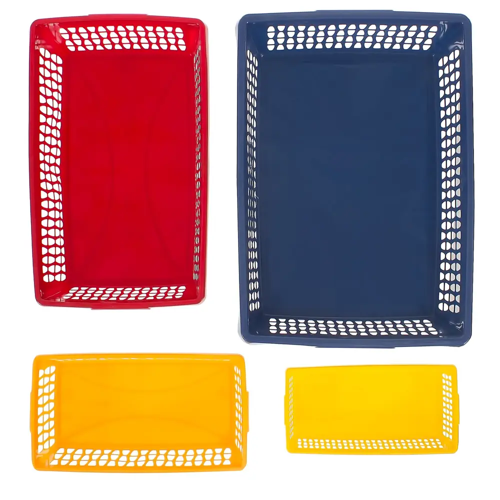 Корзина для хранения Велетта С720 пластик разноцветный 4 шт MARTIKA STLM-2076483 - Вид №1