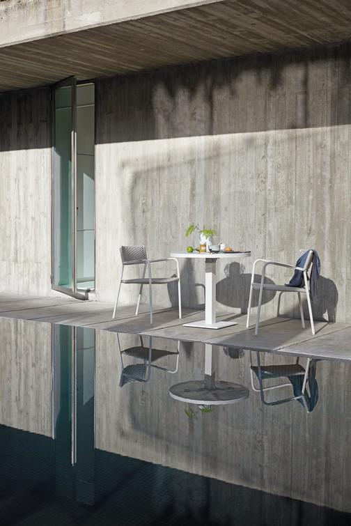 MNST1247 Обеденный стол pa lava ⌀80см Manutti Napoli - Вид №11