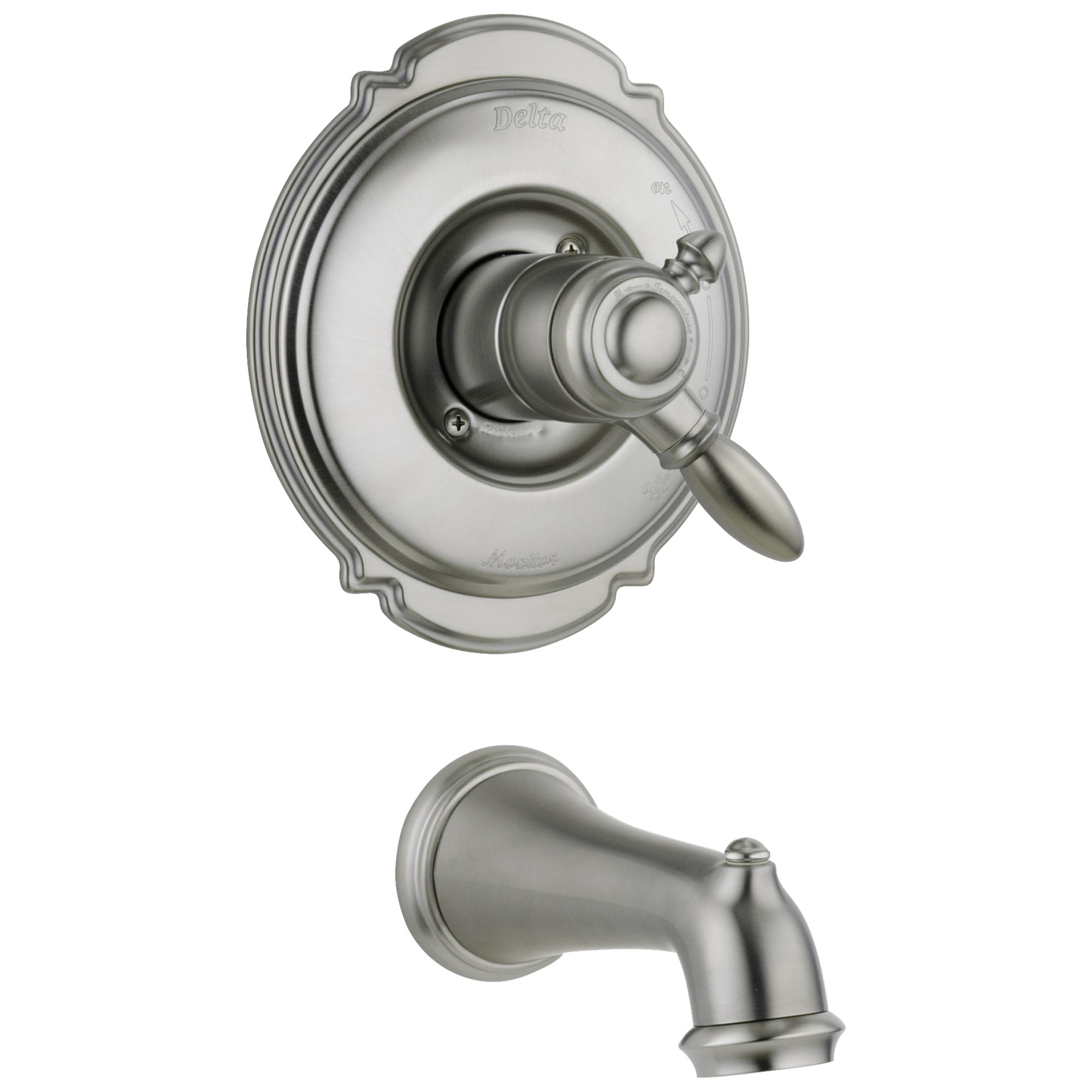 Обрезка трубки Monitor® 17 Series Delta Faucet VICTORIAN T17155-SS