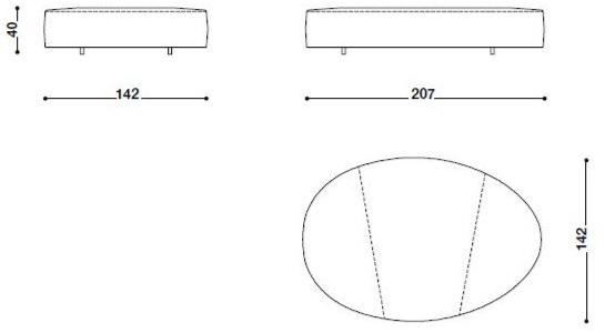 Désirée divani Съемный диван Milos sun-id-1414941 - Вид №4