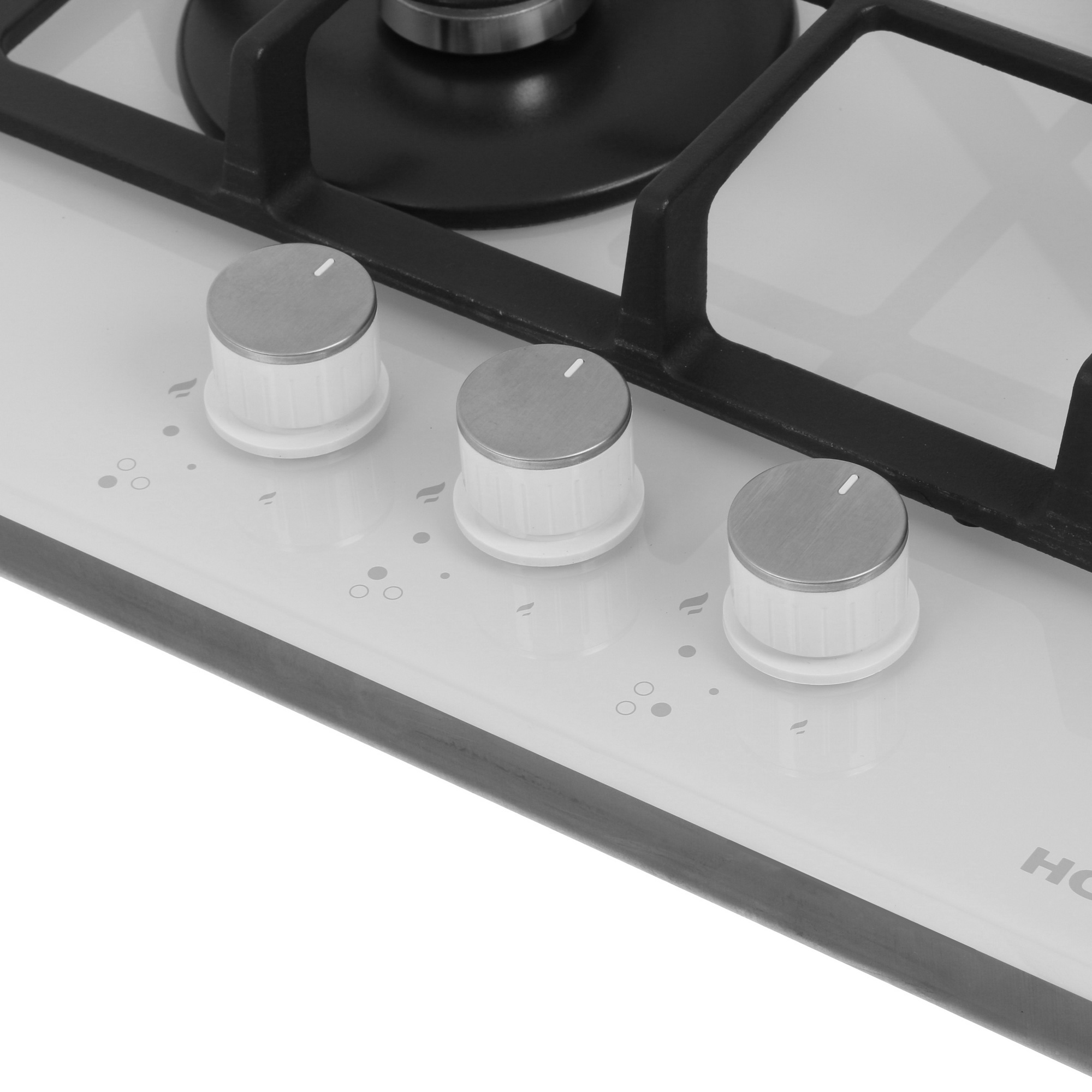 8160050 Газовая варочная поверхность HOMSair HGG433TGCWH STDN-0051371 - Вид №2