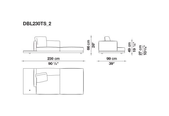 Кожаный диван B&B Italia док ARCH-00106863 - Вид №146