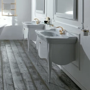 0811 Подвесная раковина настенная овальная Olympia Ceramica IMPERO STYLE белая