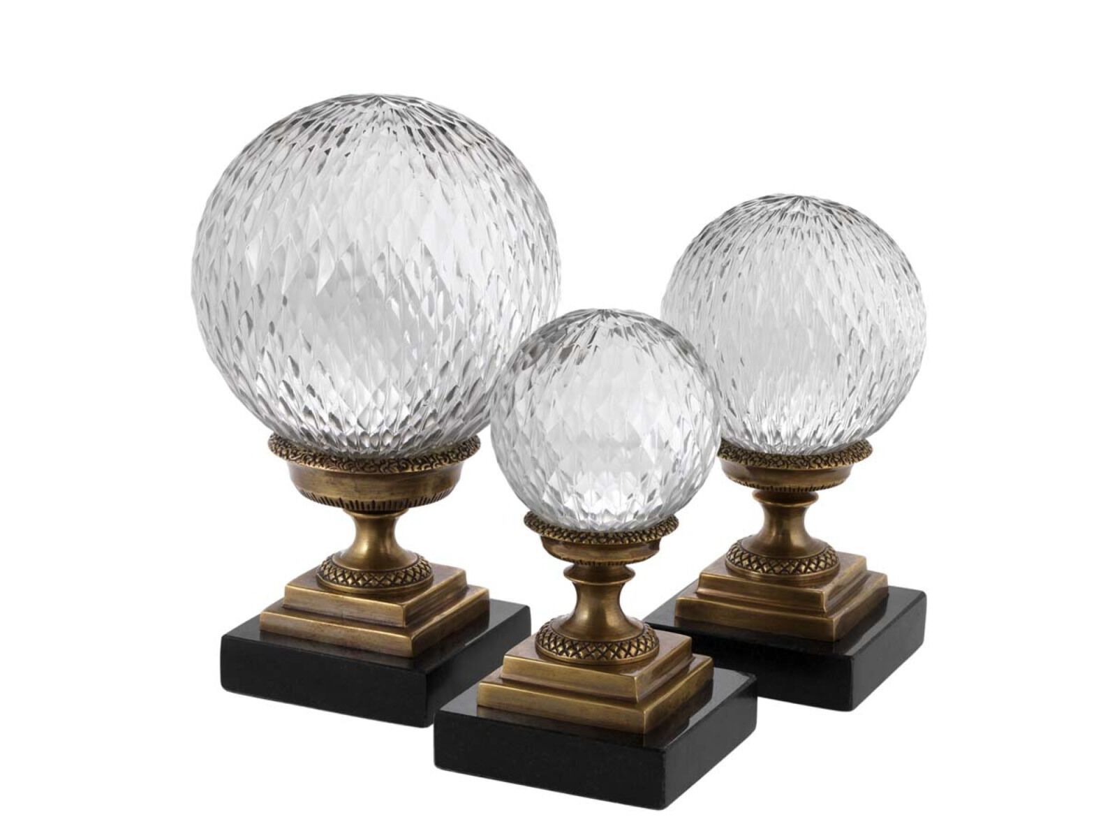 Безделушка из дутого стекла и латуни Eichholtz DIVANI ARCH-00113407