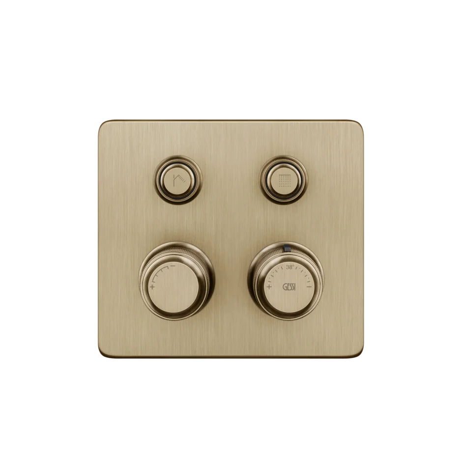 Смеситель для душа 65232 726 Gessi Hi-fi ТЕПЛАЯ БРОНЗА BR. PVD 65232726