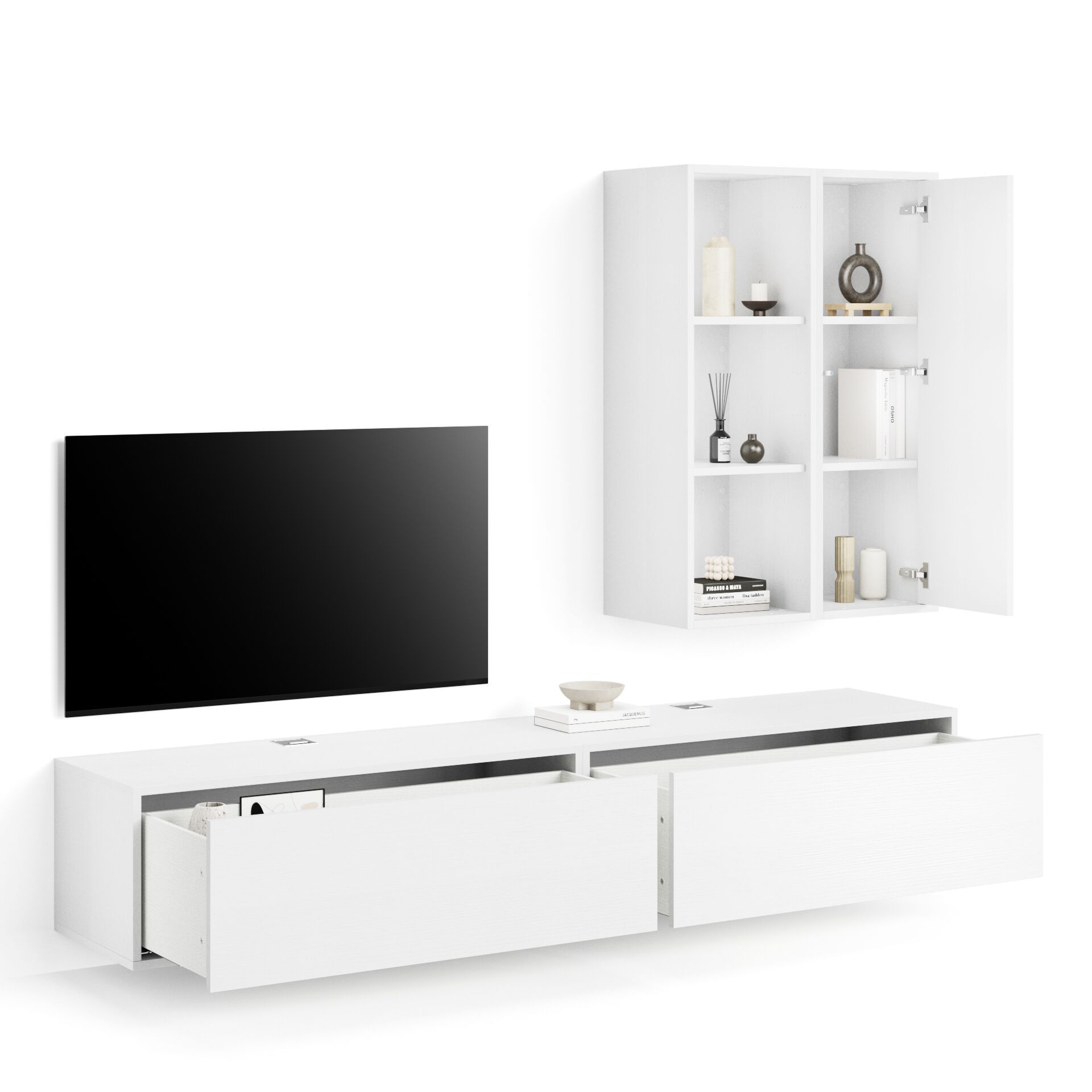 Модульная оборудованная стена установленная стеной в меламинированном Mobili Fiver IACOPO ARCH-00070420 - Вид №67