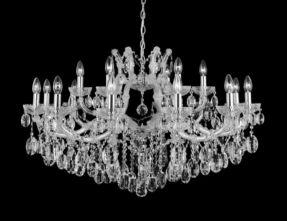 Подвесная люстра Crystal Lux Hollywood SP12+6 Chrome хром CRYSTAL LUX ДИЗАЙНЕРСКИЕ, HOLLYWOOD 220845 Хром  - Вид №1