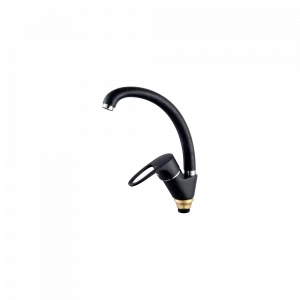 GZ 10021C Смеситель для кухни однорычажный Ganzer Черный