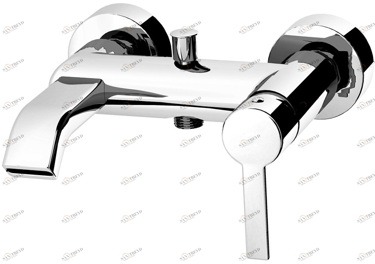 Fir Italia Смеситель для ванны настенный из латуни с переключателем Sweet 46 4634000