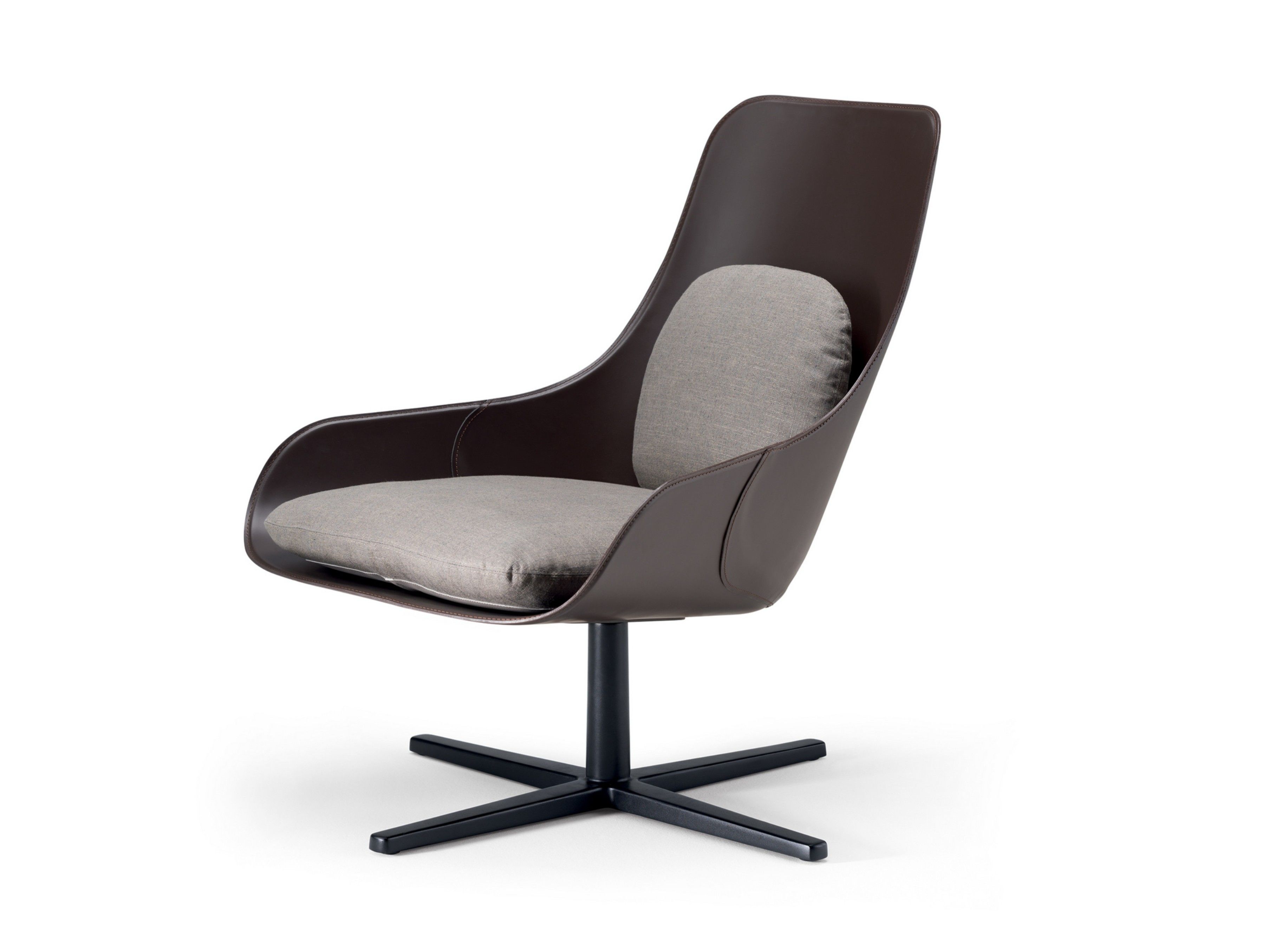 Вращающееся кресло с кожаными спицами Alias Виолон ARCH-00137350