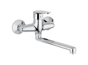 Смеситель для кухни из хромированной латуни