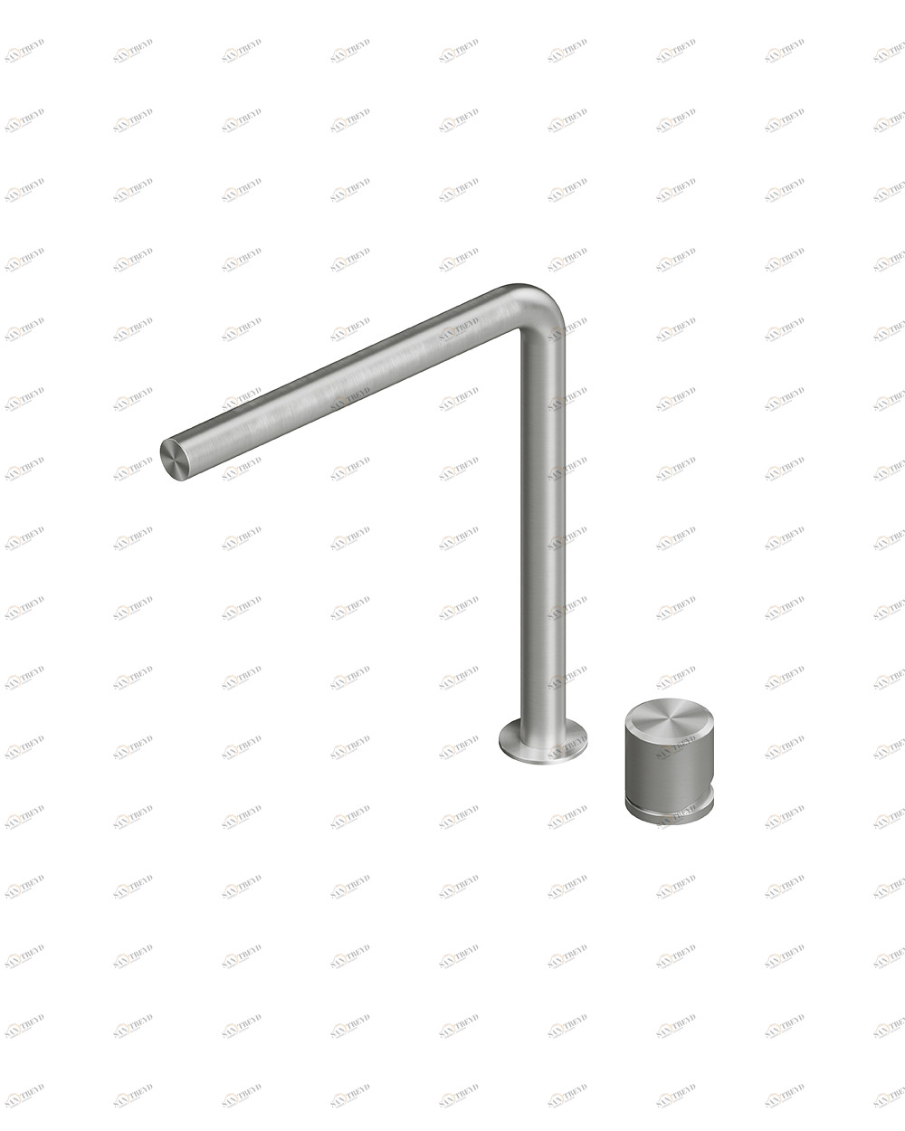 Стерео. 16 08 T. Смеситель на два отверстия Quadrodesign Stereo