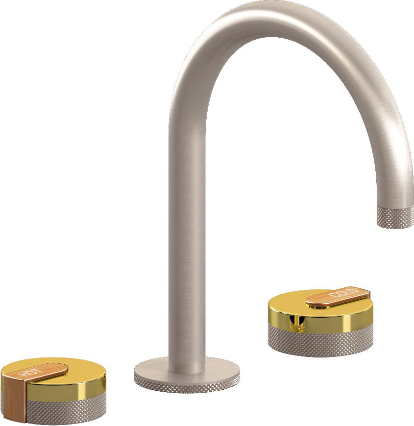 E-11512-R1AU-L1BRG-SN Смеситель для умывальника на 3 отвертия GRAFF MOD+