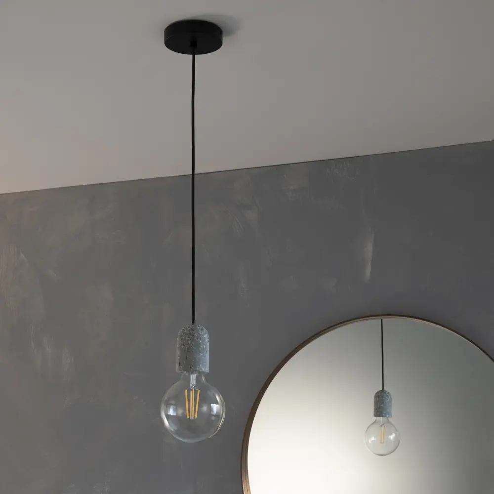 Подвесной светильник INSPIRE Tezzo в индустриальном стиле с цементным эффектом 83054644 STLM-0038842 - Вид №5