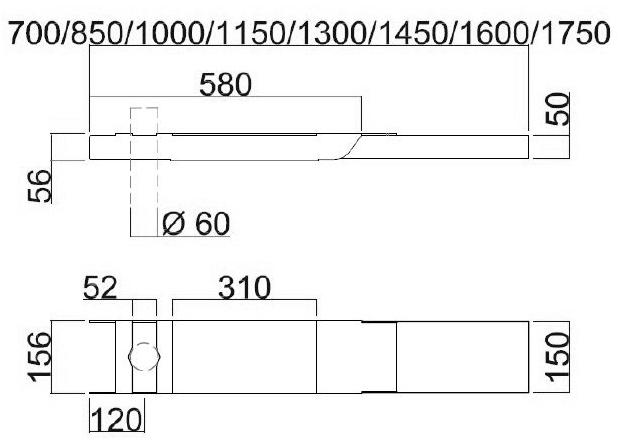 ENGI Светодиодный уличный фонарь из анодированного алюминия  Enfa  - Вид №6