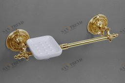 Полотенцедержатель с мыльницей ART&MAX BAROCCO AM-2057P-Do-Ant