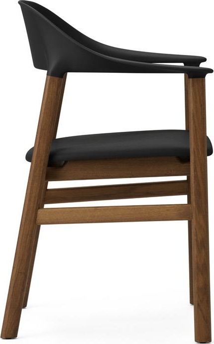 1401053 Herit Обивка кресел Smoked Oak Spectrum Leather Black Normann Copenhagen  - Вид №2