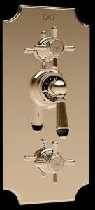 Devon&Devon Душевой набор с переключателем Black diamond Bld79ot