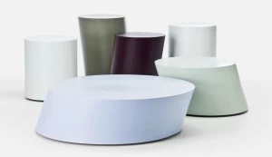 La Cividina Круглый стол из листового металла Scancarò