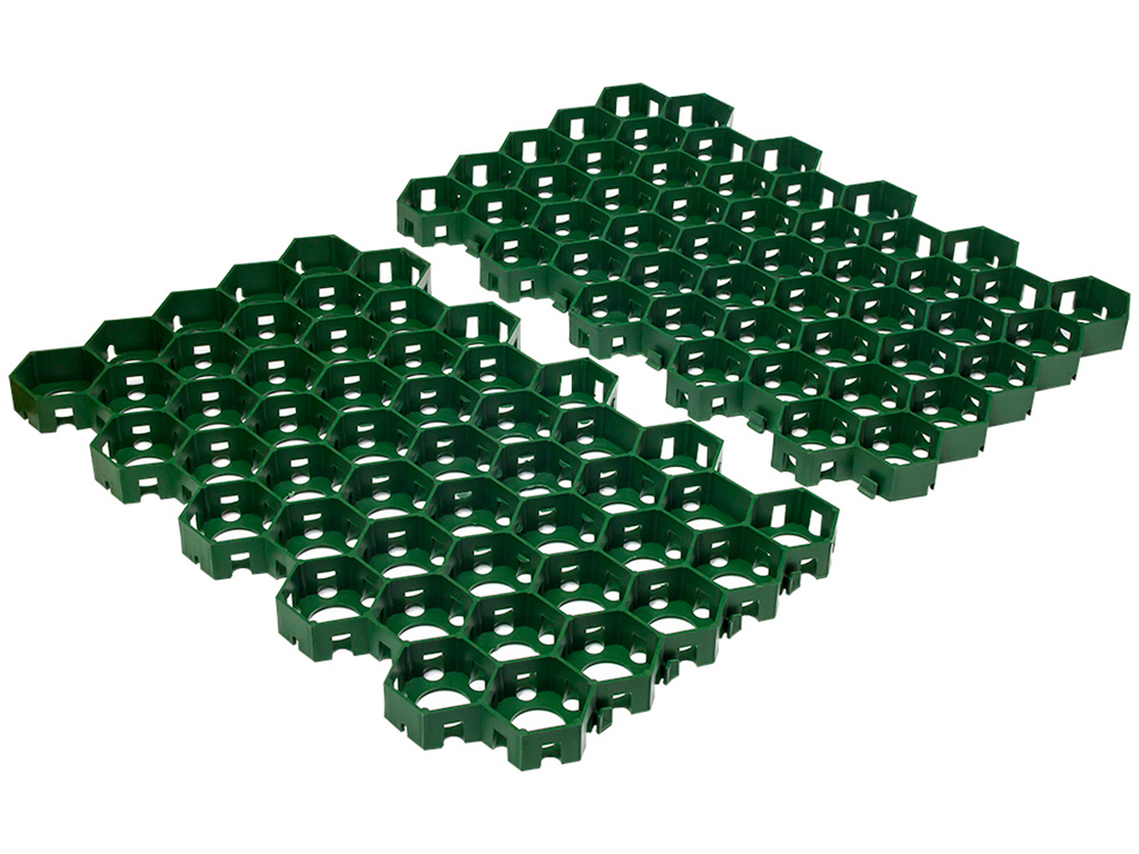 Газонная решетка зеленая 544*336*32мм ГеоПластБорд GPBST-101 - Вид №2
