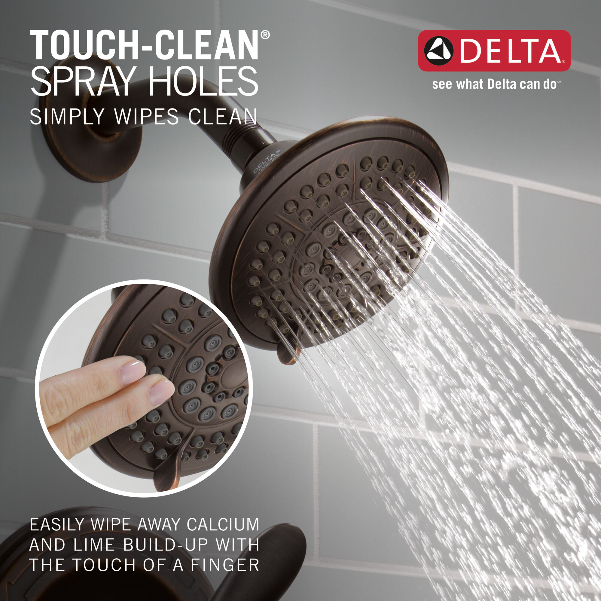 T14238-RB Облицовка для душа Monitor® серии 14 Delta Faucet Lahara Венецианская бронза  - Вид №3