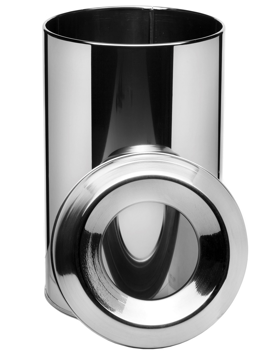 Ведро для мусора  без крышки Carina 13L Chrome NAVAKO 11048 - Вид №1