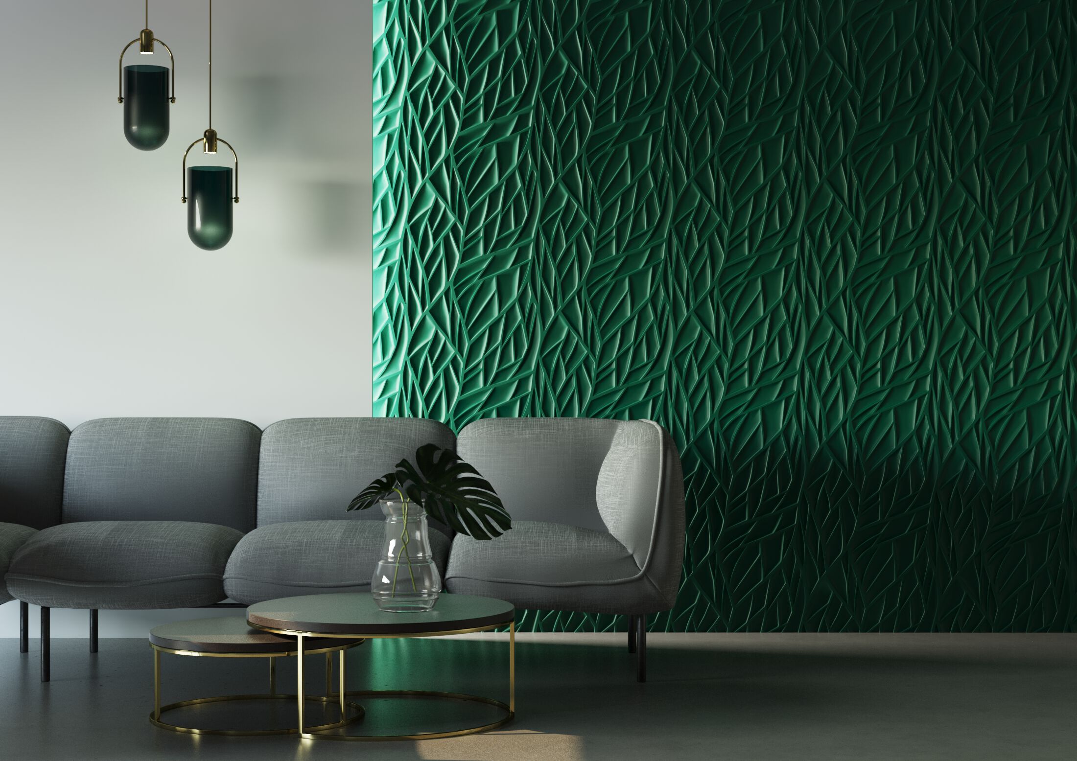 Трехмерное гипсовое покрытие WallDeco M-Modern ARCH-00111700 - Вид №4