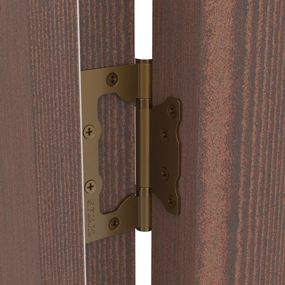 82105959 Петля без врезки N100500/2BB-CF/BL 100x75x2.5 мм сталь цвет кофе STLM-0019054 FUARO Home - Вид №4