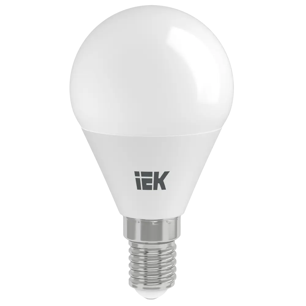 Лампа светодиодная IEK G45 Шар E14 7 Вт 4000К свет холодный белый STLM-2164481 - Вид №1